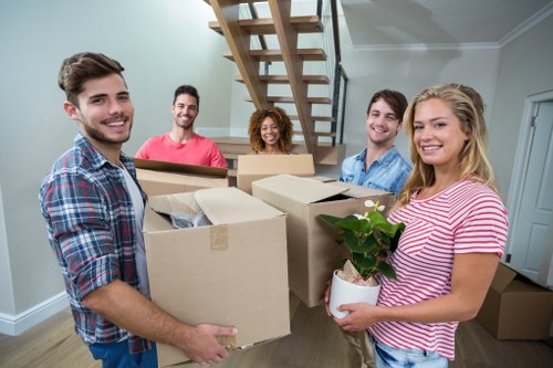 Man with van service helping with a local move in Morden