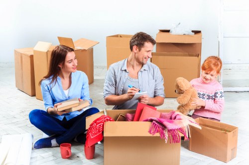 Local man and van removals service loading furniture in Morden