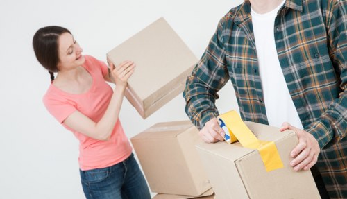 Family house relocation near Morden residential streets