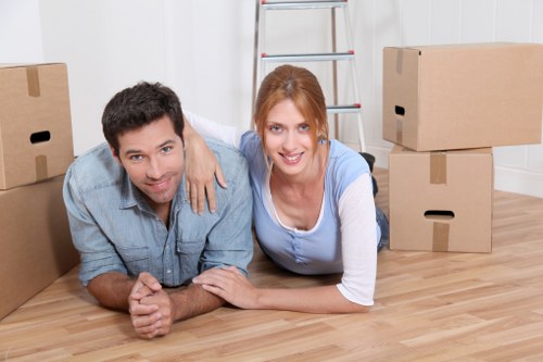 Local movers planning access and parking for a Morden street