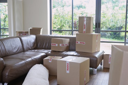 Bulky item furniture pick-up in a residential Morden street
