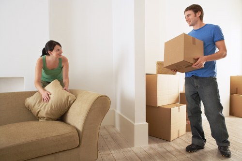 Local removals team helping with a small business move in Morden